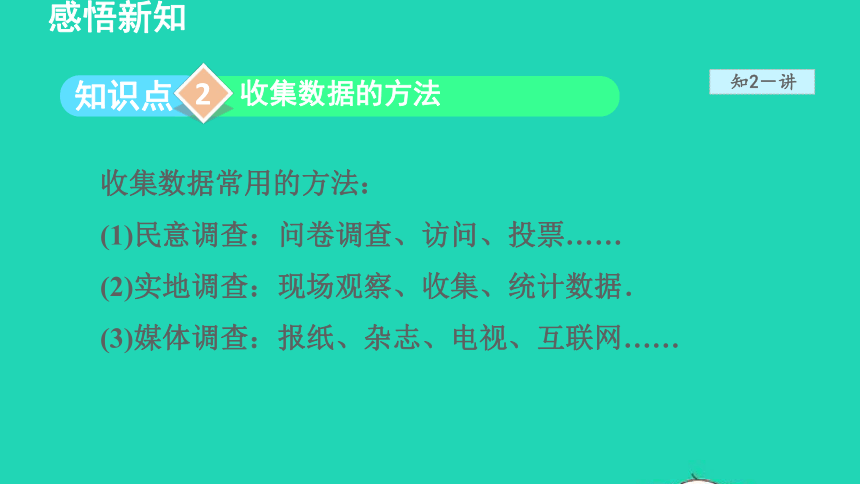 18.1 统计的初步认识(共38张PPT)冀教版八年级数学下册授课课件