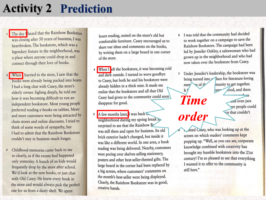 外研版（2019）选择性必修第二册Unit 3 Times change Understanding ideas A New Chapter 课件(共20张PPT)