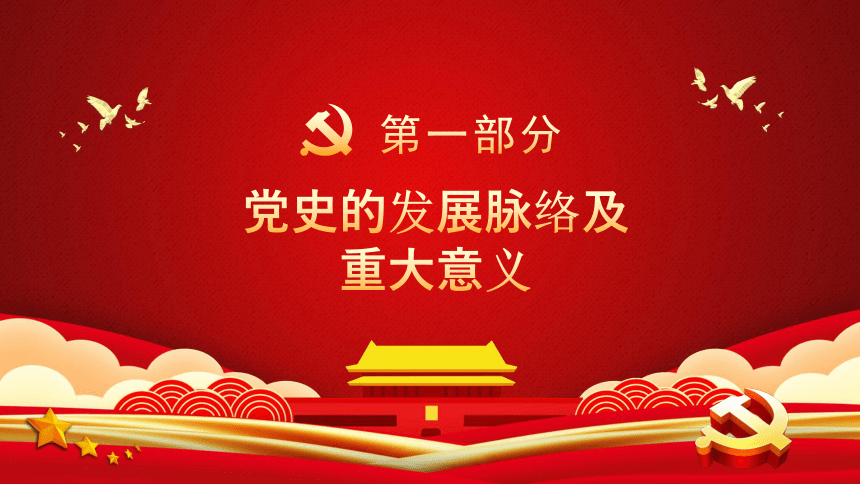 主题班会：中国共产党建党100周年课件（22ppt）