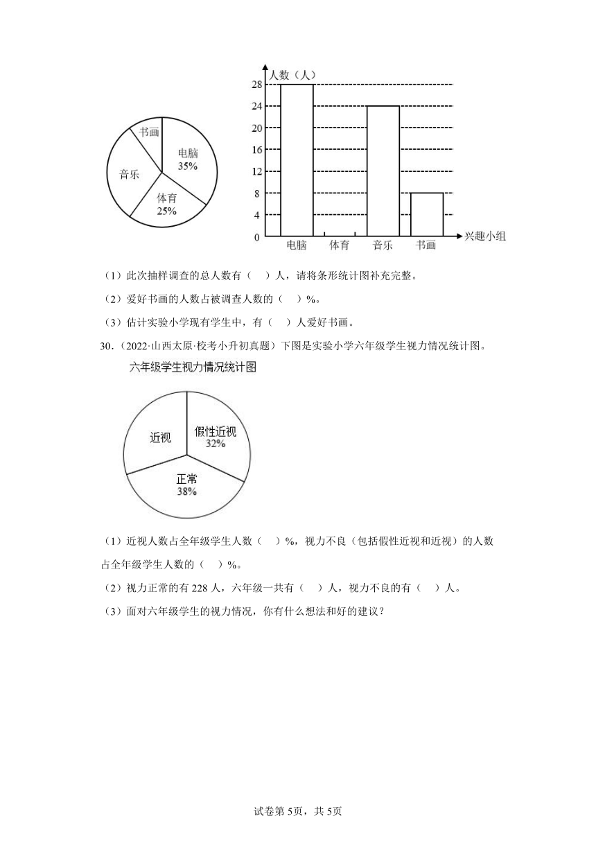 小升初知识点分类汇编（山西）-02数的运算（专项练习）1-六年级数学下册苏教版（含解析）