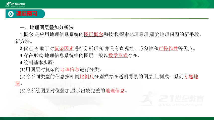 【课件】第三单元  单元活动  学用图层叠加分析法 地理-鲁教版-必修第二册