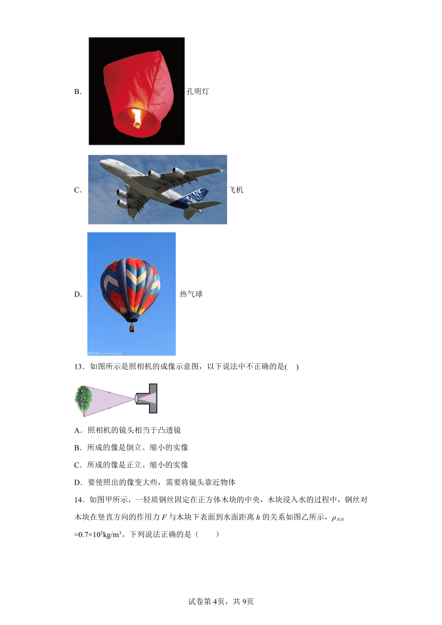 北师大版物理八年级下册期末检测优化提升训练试题4（含答案解析）