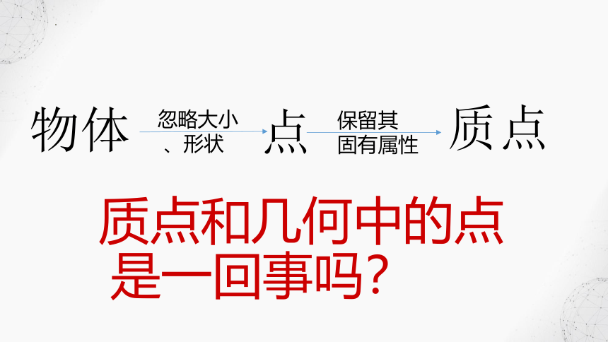 1.1 质点 参考系 课件 (共18张PPT)高一上学期物理人教版（2019）必修第一册