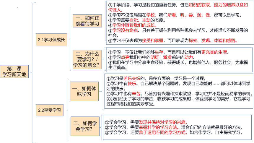 统编版道德与法治七年级上册期中复习课件(共14张PPT)