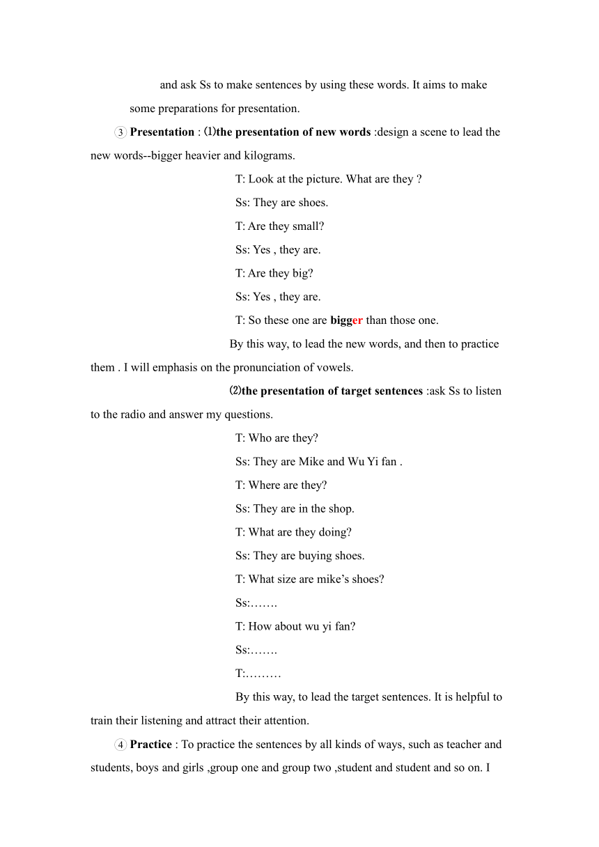 Unit 1 How tall are you? Part B Let’s talk 教案