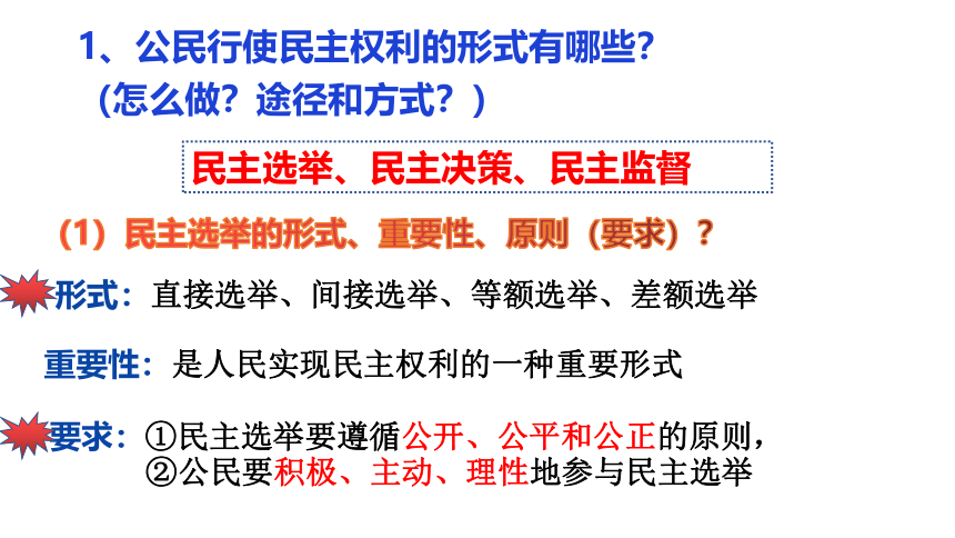 3.2   参与民主生活    课件(30张PPT)