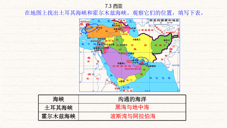 湘教版地理七年级下册 7.3 西亚 课件（共47张PPT）