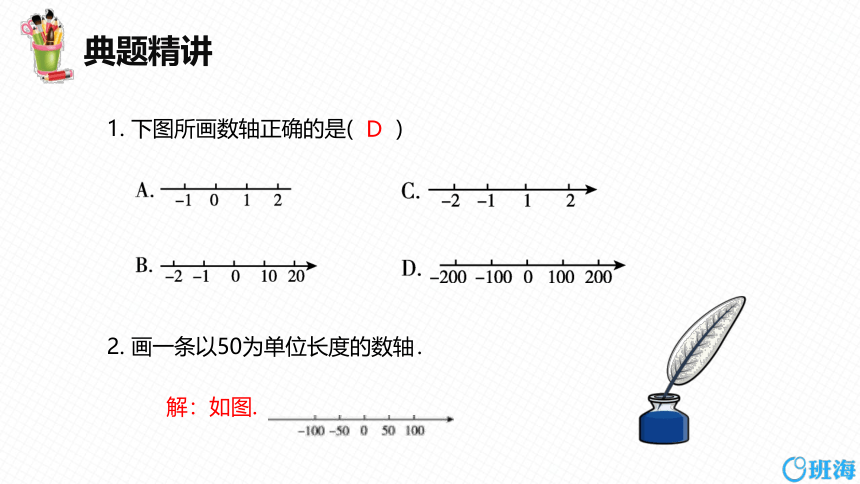 冀教版（新）七上-1.2 数轴【优质课件】