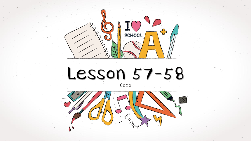 新概念英语第一册Lessons 59-60 课件(共37张PPT)