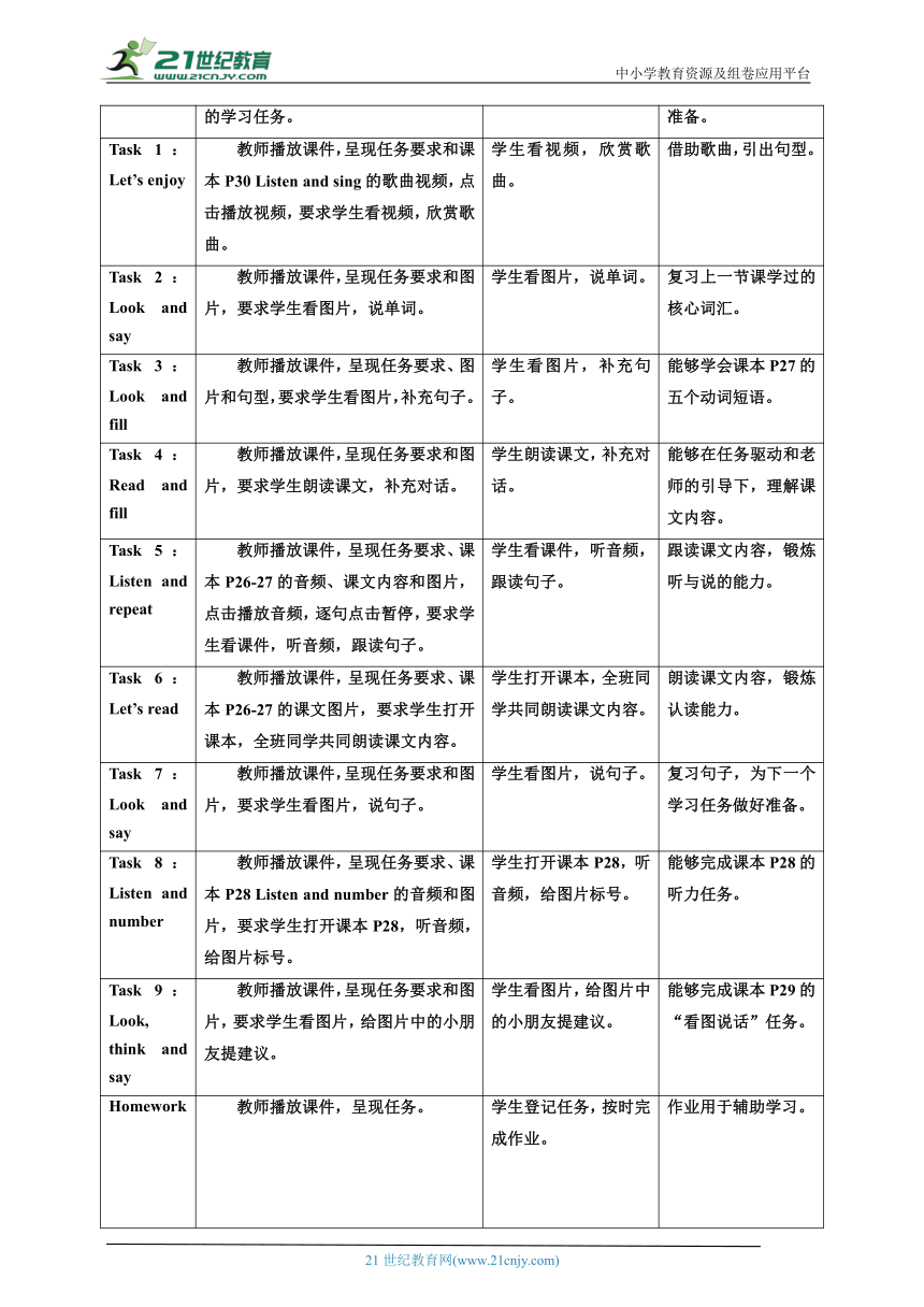 【新课标】Module 3 Body Unit 5 Wash your face 第2课时 教案