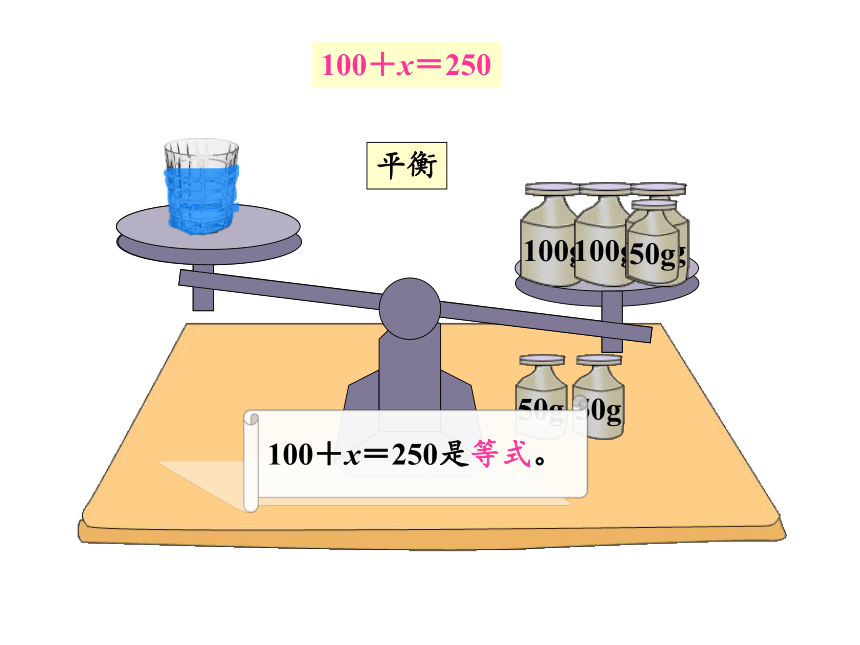 人教版五年级上册数学5方程的意义课件（20张PPT)