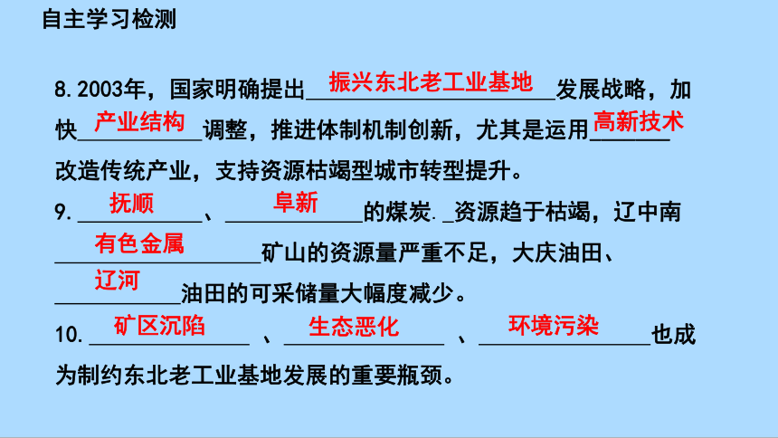 湘教版地理八年级下册6.3东北地区的产业分布课件 (共38张PPT)