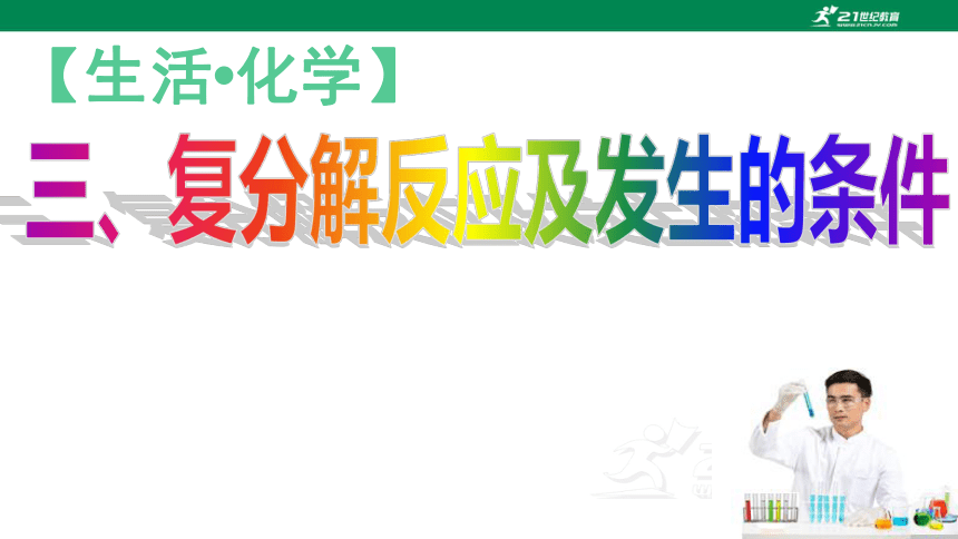 九年级化学人教版下册第十一单元课题1 生活中常见的盐 复分解反应课件（16页）