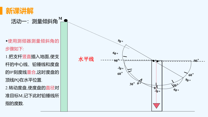 1.6利用三角函数测高  课件（共20张PPT）