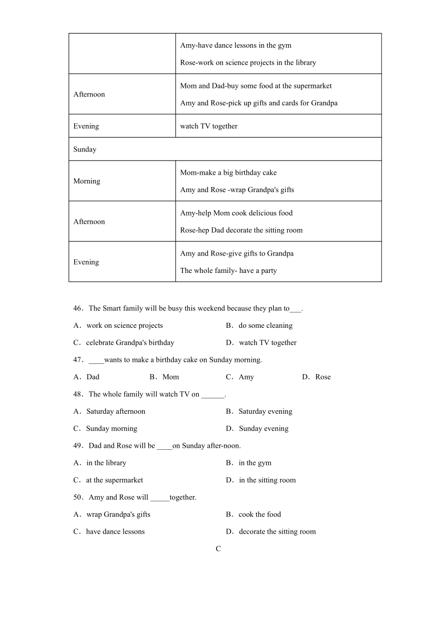 人教版七年级英语下学期月考Unit 1-2 易错题型：阅读与写作能力（含解析）