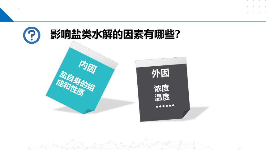 3.3.2影响盐类水解的因素 盐类水解的应用（课件）高二化学（苏教版2019选择性必修第一册）（共30张ppt）