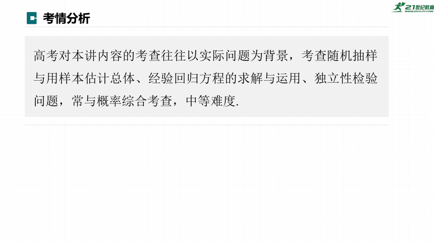 高考数学专题五概率与统计　微专题33　统计与成对数据的统计分析  课件(共88张PPT)