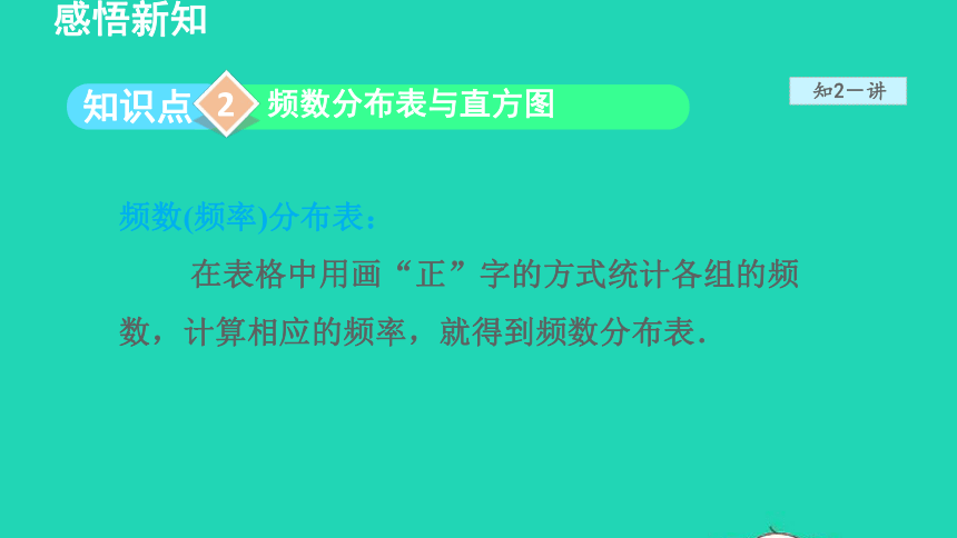 18.4 频数分布表与直方图(共39张PPT) 冀教版八年级数学下册授课课件