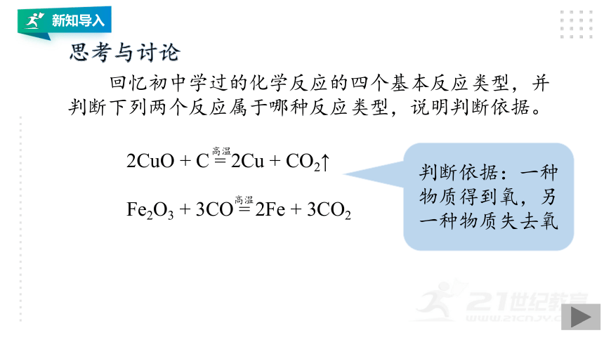 3.1 氧化还原反应（新教材） 同步教学课件（19张ppt）