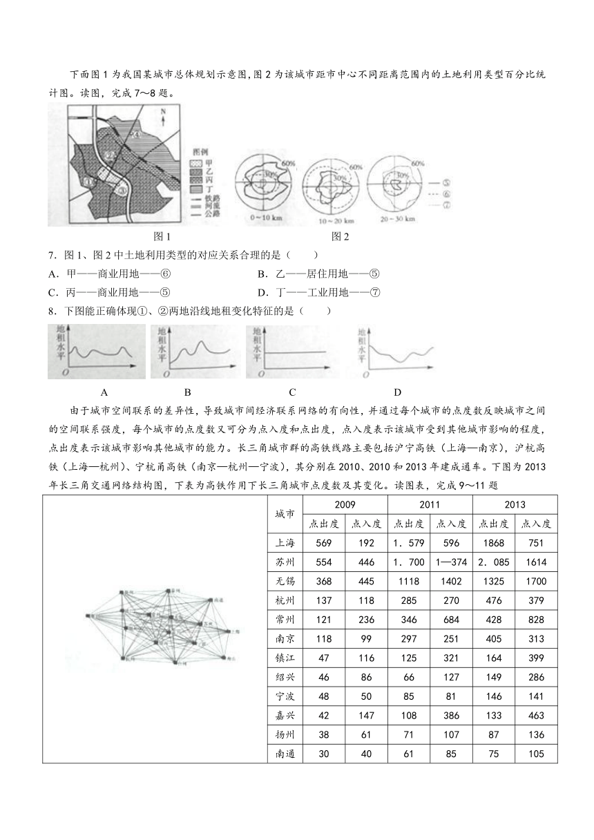 湖南省108所学校2022-2023学年高一下学期期中联考地理试题（解析版）