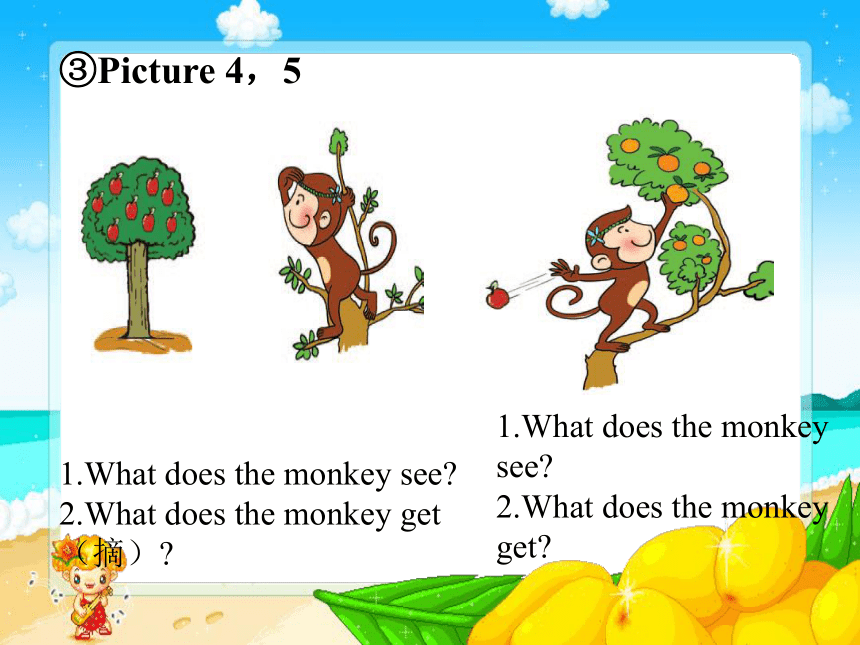 Unit 4 Lesson 24 A Little Monkey 课件（共15张PPT)