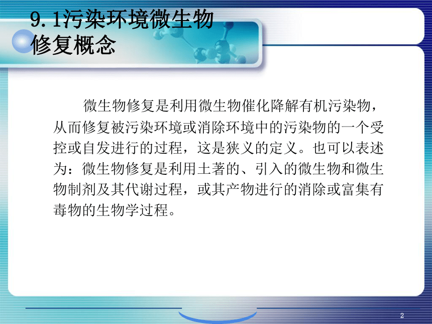 9.污染环境微生物修复的生物化学原理 课件(共44张PPT)- 《环境生物化学》同步教学（机工版·2020）