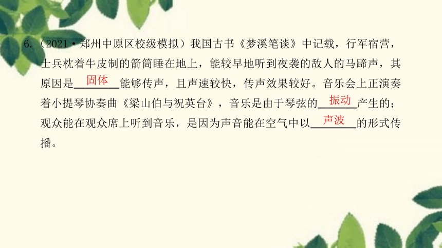 沪科版物理八年级上册 第三章 声的世界 第一节 科学探究：声音的产生与传播 习题课件(共16张PPT)