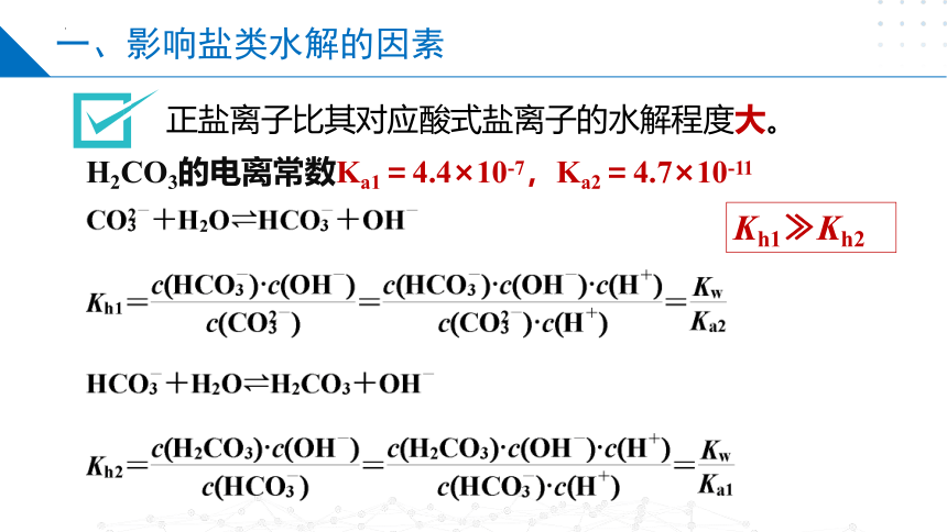 3.3.2影响盐类水解的因素 盐类水解的应用（课件）高二化学（苏教版2019选择性必修第一册）（共30张ppt）