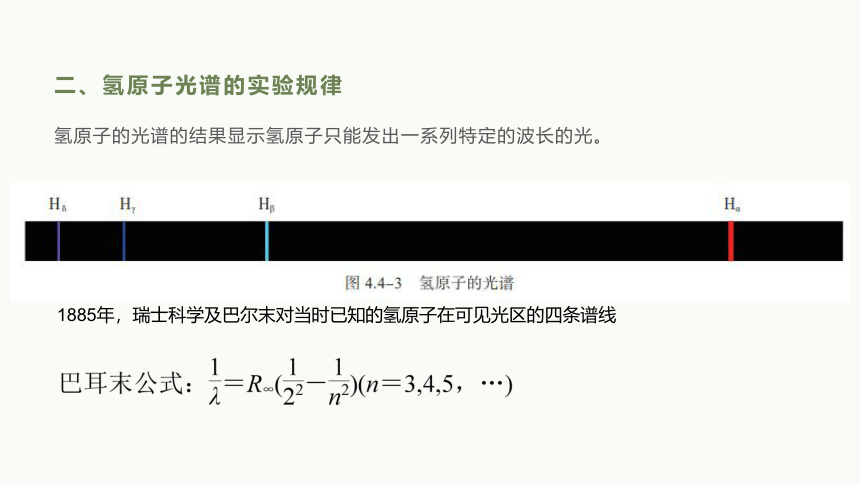 【新教材】高中物理选择性必修三--4.4氢原子光谱和玻尔的原子模型  同步精选课件（23页ppt）