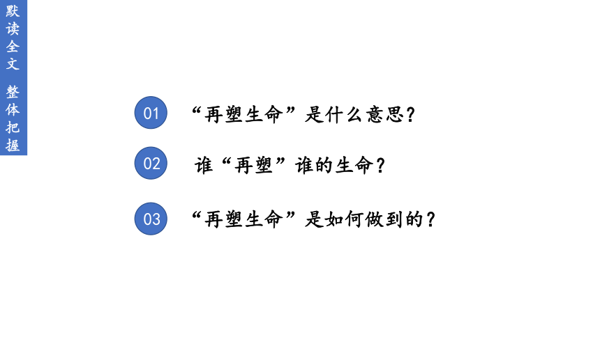 部编版七年级语文上册课件--10 再塑生命的人（共31张ppt）