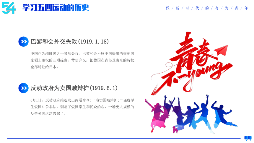 五四青年主题班会 课件(共23张PPT)