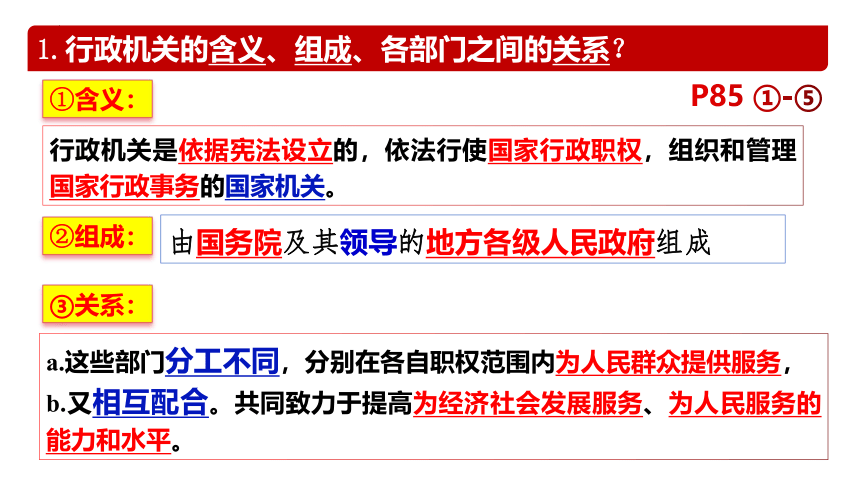 6.3 国家行政机关   课件（ 19张ppt）