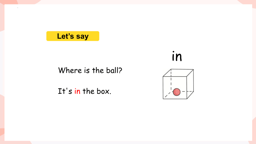 Unit 5 There is a big bed Part B Let’s learn & Find and say 课件(共23张PPT)