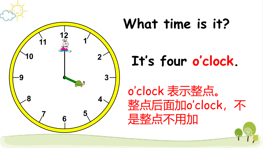 Unit 2 What time is it？ Part A Let's learn  课件(共27张PPT)