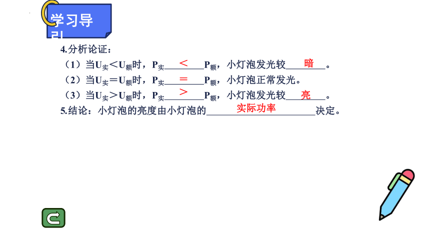 18.3　测量小灯泡的电功率 习题课件(共17张PPT) 2023-2024学年人教版物理九年级全一册