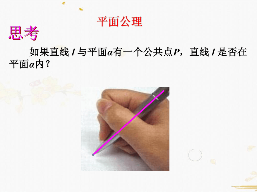 高中数学人教A版必修2课件-2.1.1平面（23张PPT）