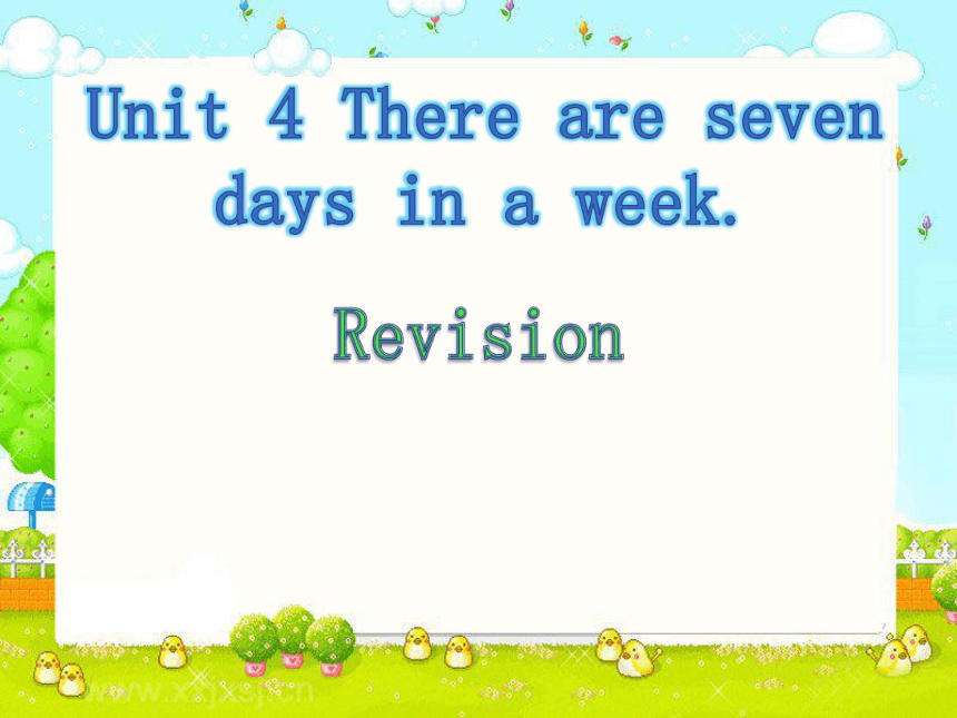 Unit4 There are seven days in a week. Lesson24  课件(共19张PPT)