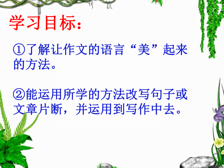 作文的语言美 课件（40张PPT）