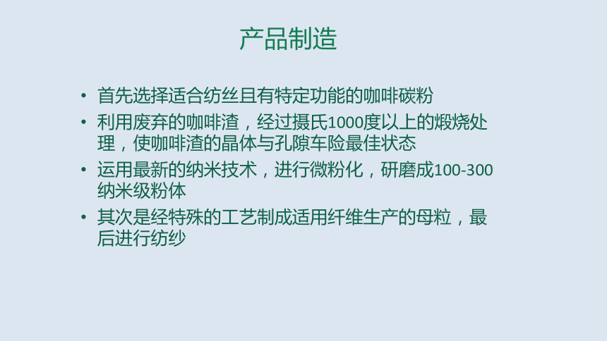 咖啡碳纤维 课件(共12张PPT)-《服装材料》同步教学（中国纺织出版社）