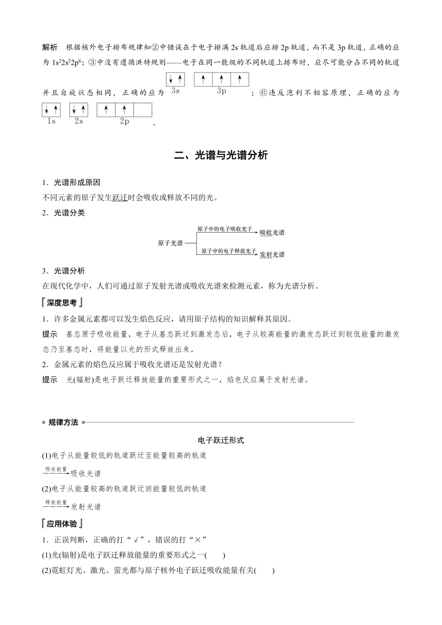 高中化学苏教版（2021） 选择性必修2 专题2 第一单元 第2课时　原子核外电子的排布