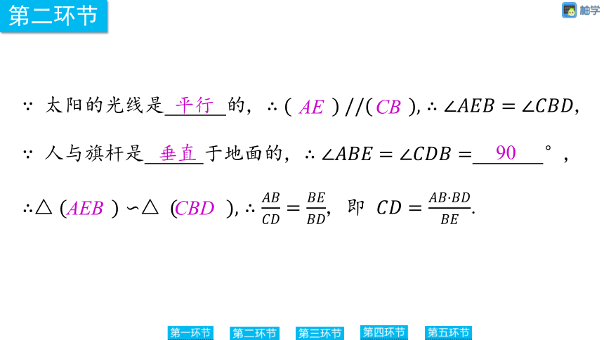 【慧学智评】北师大版九上数学 4-9 利用相似三角形测高 同步授课课件