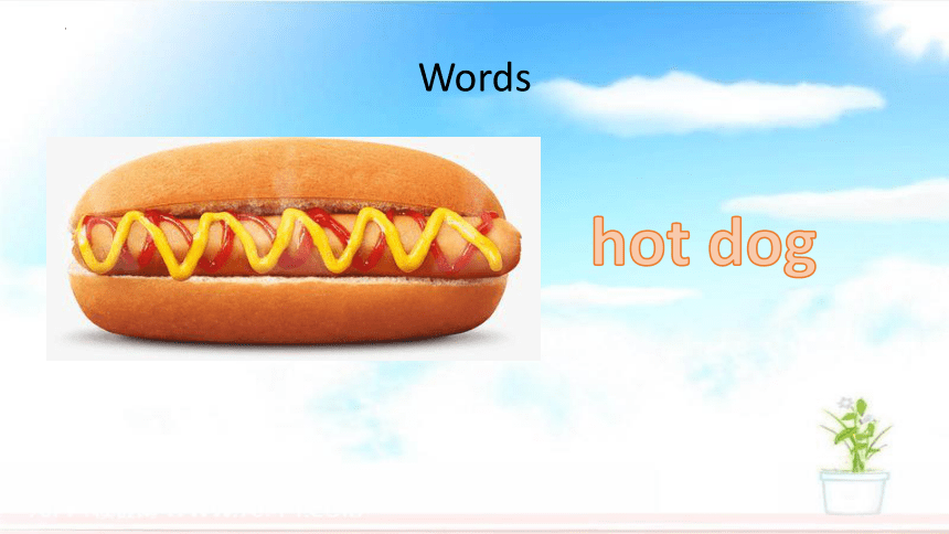 Unit 4   Lesson 20 Hamburgers and Hot Dogs. 课件(共20张PPT)