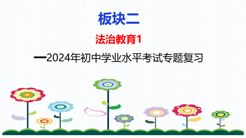 板块2：法治教育（1）(共56张PPT)-2024年中考道德与法治二轮专题复习实用课件（全国通用）