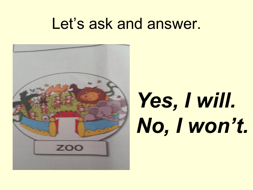 Module 3  Unit 1 We'll go to the zoo.课件（共21张PPT）