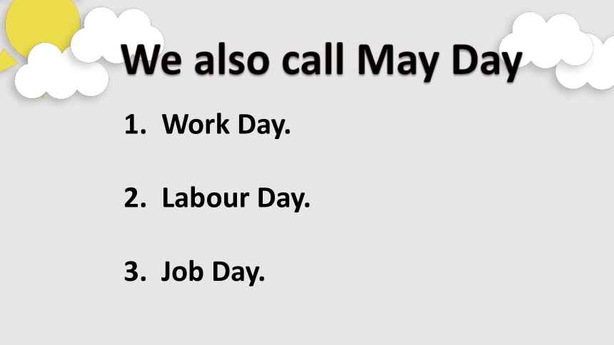 Unit5 Is May Day a  holiday？ Lesson15  课件(共20张)