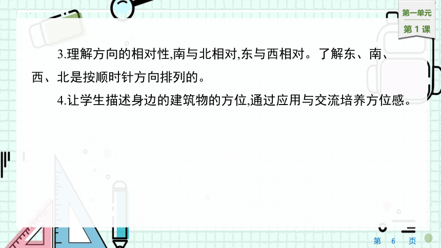 1.1认识东、南、西、北（课件）人教版三年级下册数学(共18张PPT)