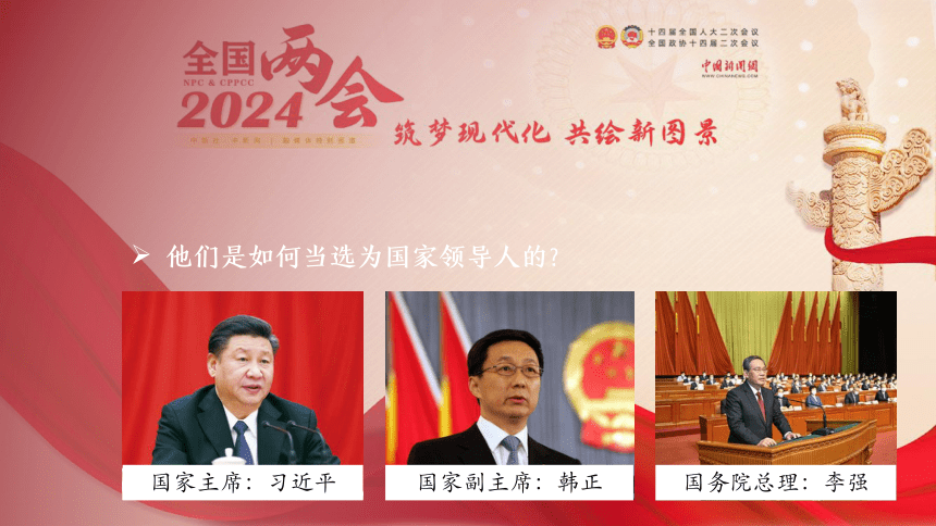 6.1+6.2聚焦两会 复习权力机关、国家主席 课件(共43张PPT)