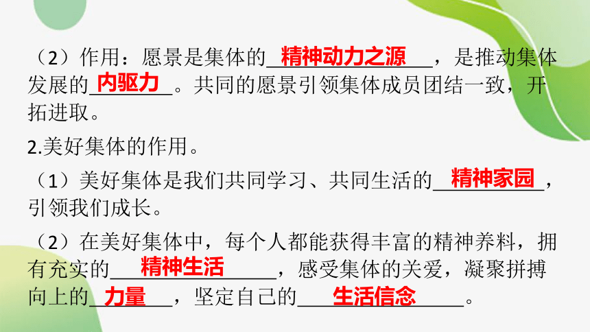 8.1 憧憬美好集体 学案课件(共24张PPT)