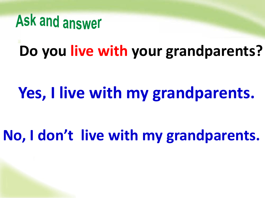 Unit 4 Grandparents 第三课时课件（27张PPT)