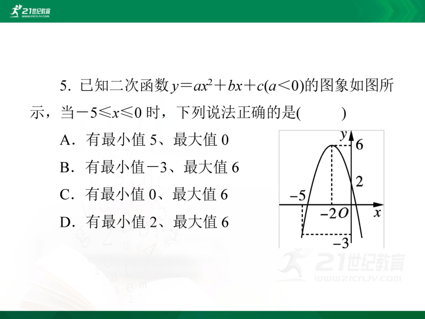 第二十二章《二次函数》周测3(22.1)（22张PPT）